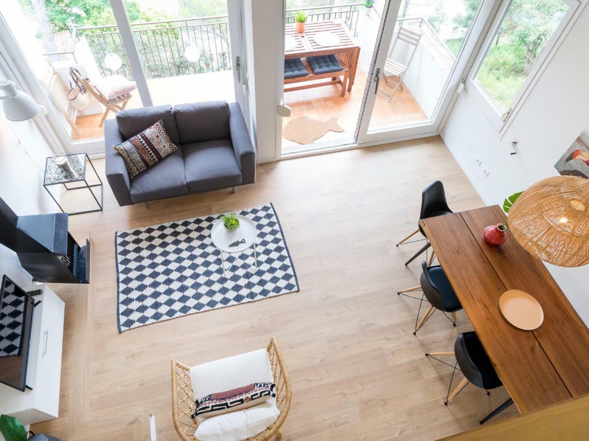 巴古尔La Vie En Rouge Sa Riera Duplex, Private Parking公寓 外观 照片