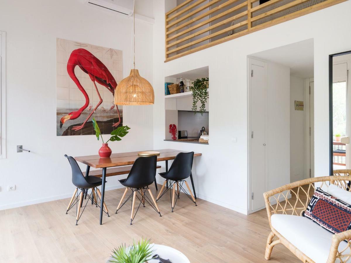 巴古尔La Vie En Rouge Sa Riera Duplex, Private Parking公寓 外观 照片
